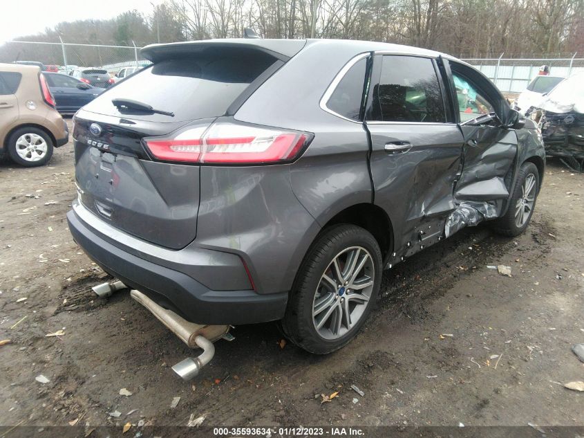2021 FORD EDGE TITANIUM VIN: 2FMPK3K97MBA65028