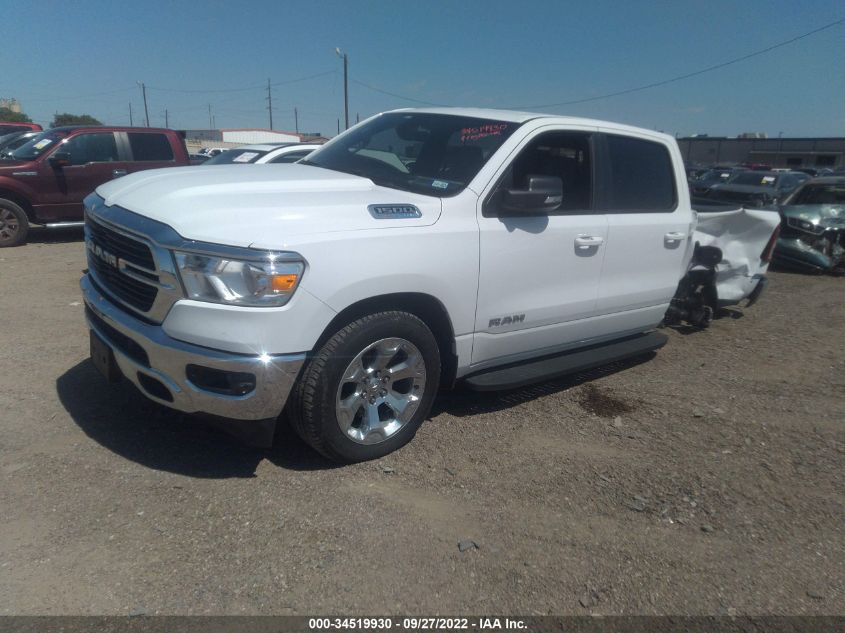 2021 RAM 1500 LONE STAR VIN: 1C6SRFFT3MN744677
