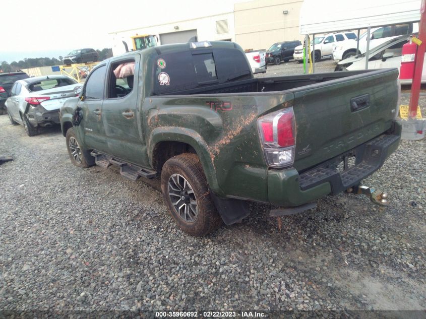 2022 TOYOTA TACOMA 2WD SR5/TRD SPORT VIN: 3TMAZ5CN8NM170500