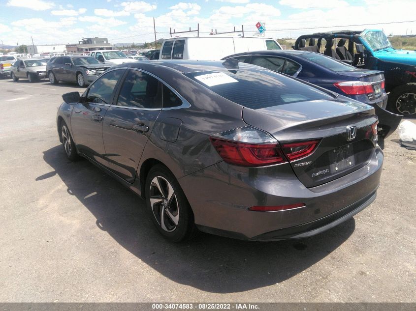 2021 HONDA INSIGHT EX VIN: 19XZE4F5XME007957