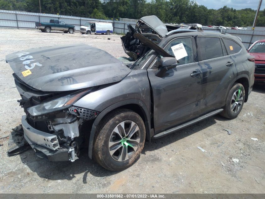 2020 TOYOTA HIGHLANDER XLE VIN: 5TDGZRAHXLS024109