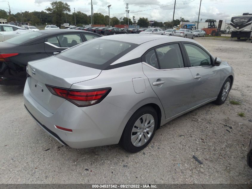 2022 NISSAN SENTRA S VIN: 3N1AB8BV4NY292967