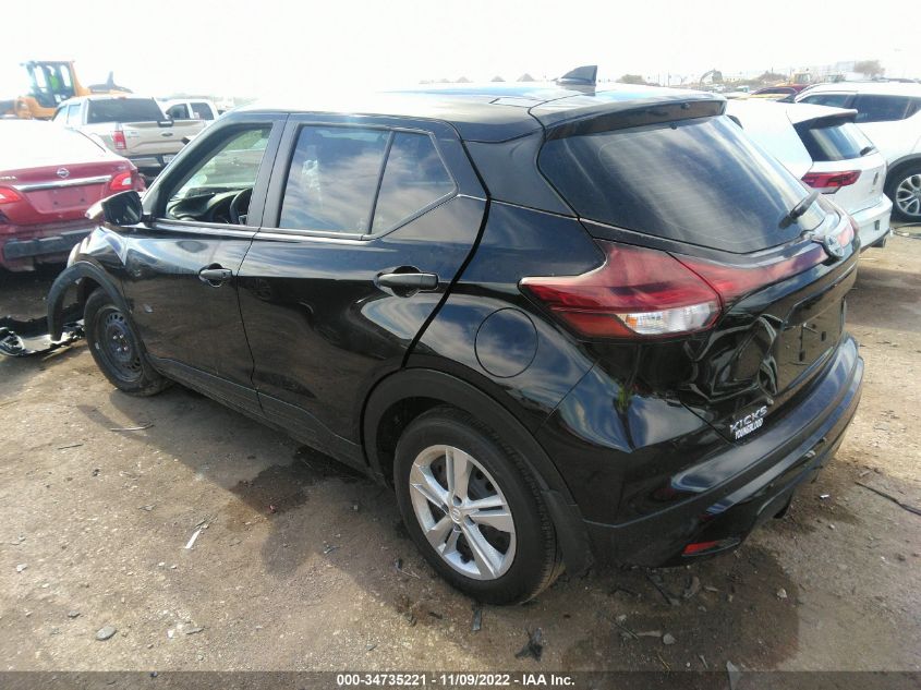 2022 NISSAN KICKS S VIN: 3N1CP5BV9NL520208