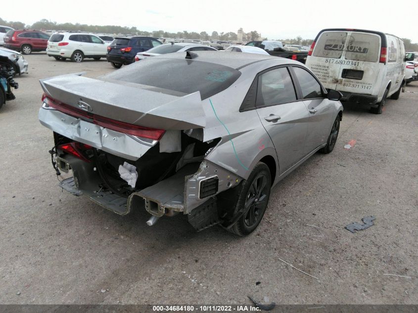 2022 HYUNDAI ELANTRA SEL VIN: 5NPLS4AG8NH084802