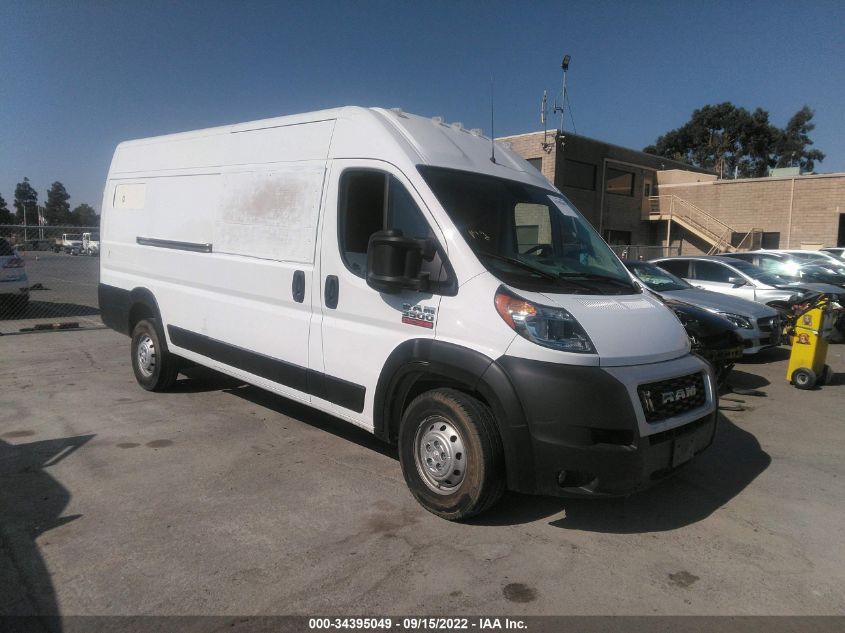 2021 RAM PROMASTER CARGO VAN VIN: 3C6MRVJG9ME510562