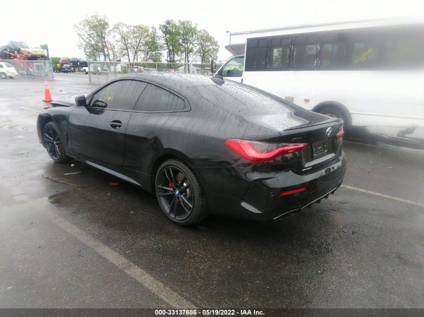 2021 BMW 4 SERIES M440I XDRIVE VIN: WBA13AR00MCF70881