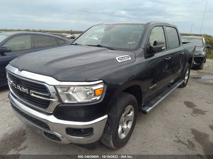 2021 RAM 1500 BIG HORN VIN: 1C6RREFT0MN629527