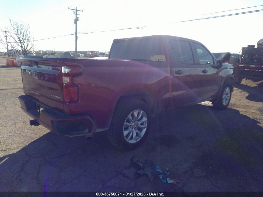 2021 CHEVROLET SILVERADO 1500 CUSTOM VIN: 1GCPWBEK9MZ410428