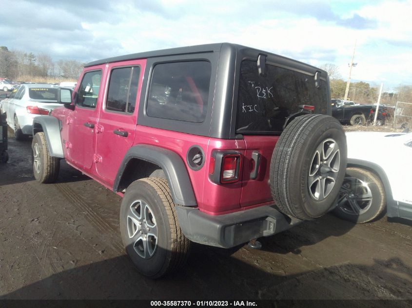 2021 JEEP WRANGLER UNLIMITED SPORT S VIN: 1C4HJXDG6MW861752