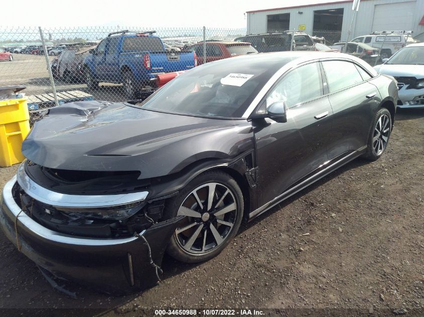 2022 LUCID AIR GRAND TOURING VIN: 50EA1GBA5NA003828