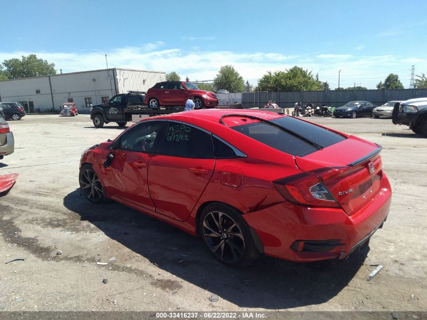 2021 HONDA CIVIC SEDAN SPORT VIN: 2HGFC2F82MH537093