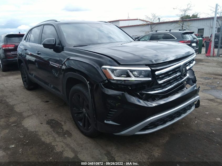 2022 VOLKSWAGEN ATLAS CROSS SPORT 2.0T SE W/TECHNOLOGY VIN: 1V2HC2CA2NC215345