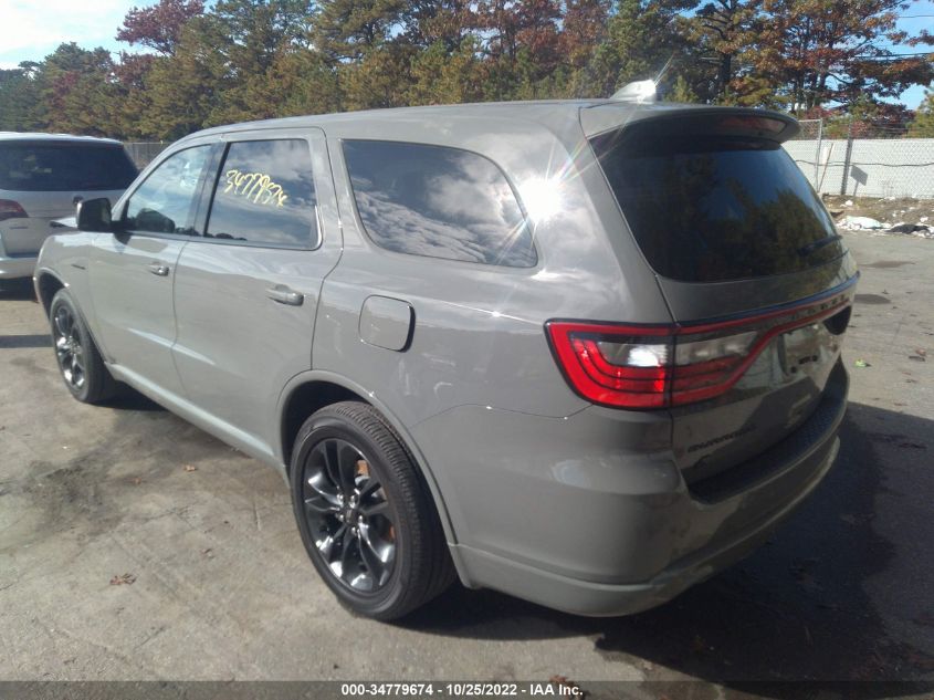 2022 DODGE DURANGO R/T VIN: 1C4SDJCTXNC204500