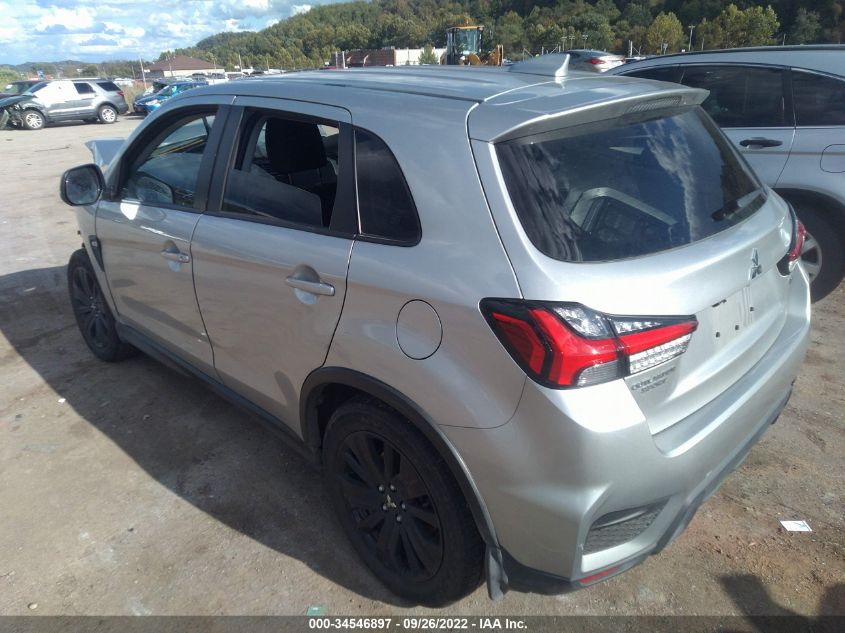2022 MITSUBISHI OUTLANDER SPORT LE VIN: JA4ARUAU0NU002912