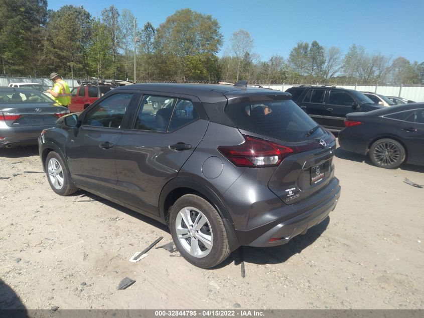 2022 NISSAN KICKS S VIN: 3N1CP5BV4NL489563