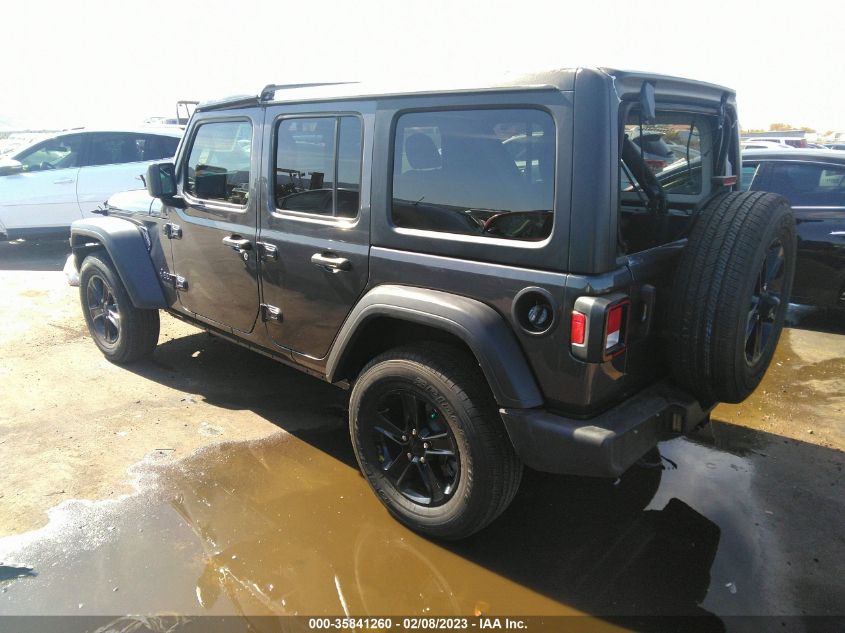 2022 JEEP WRANGLER UNLIMITED SPORT ALTITUDE VIN: 1C4HJXDN6NW195914