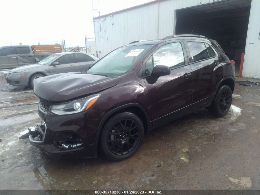 2022 CHEVROLET TRAX LT VIN: KL7CJPSMXNB521240