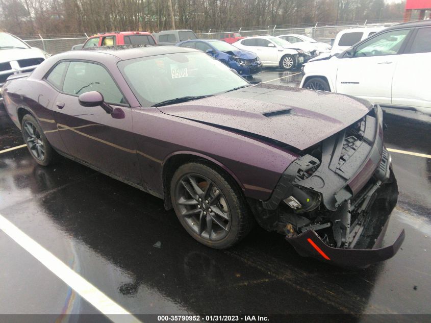 2022 DODGE CHALLENGER SXT VIN: 2C3CDZGG3NH136235
