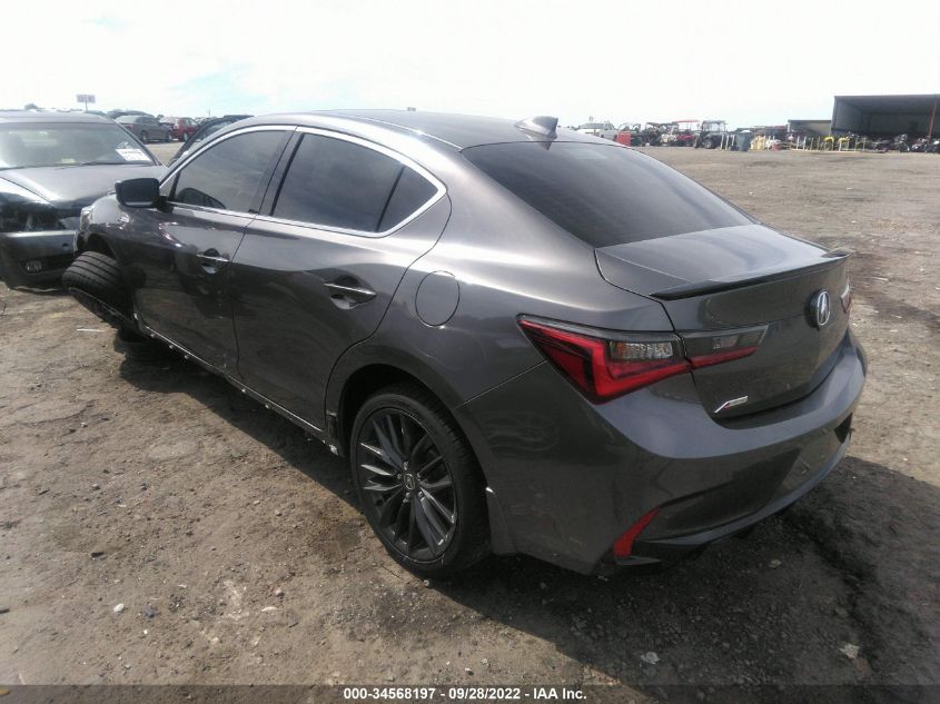 2021 ACURA ILX PACKAGE VIN: 19UDE2F88MA003483