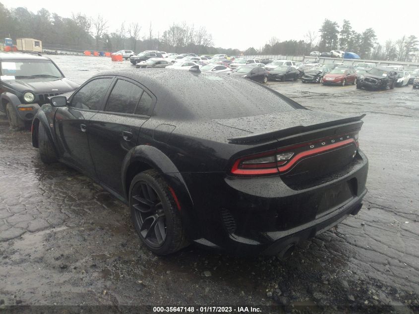2021 DODGE CHARGER SCAT PACK WIDEBODY VIN: 2C3CDXGJXMH684859