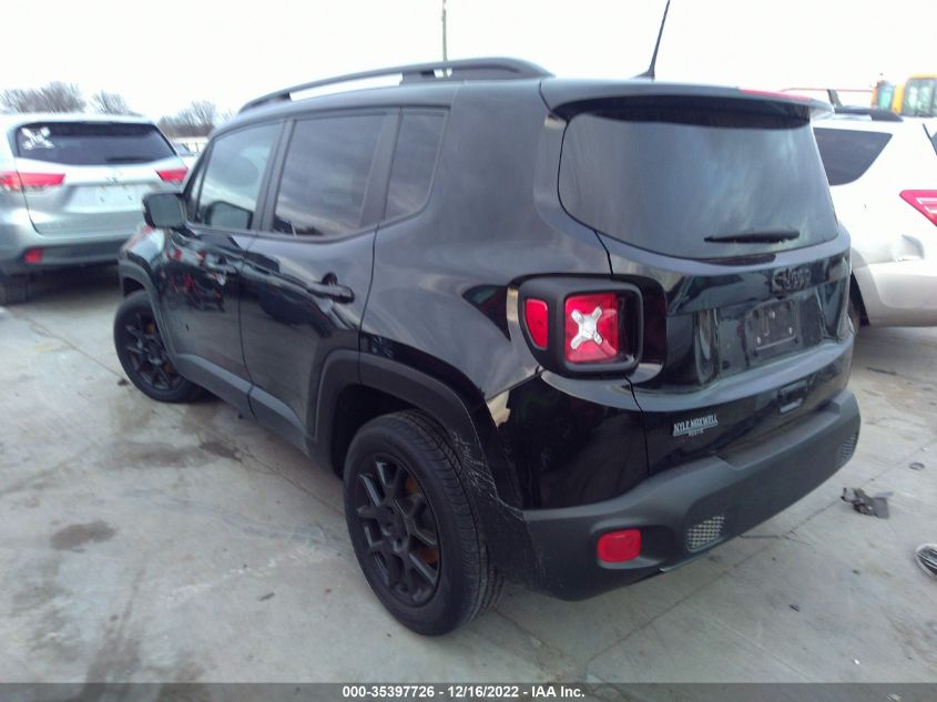 2020 JEEP RENEGADE ALTITUDE VIN: ZACNJABB0LPL91685