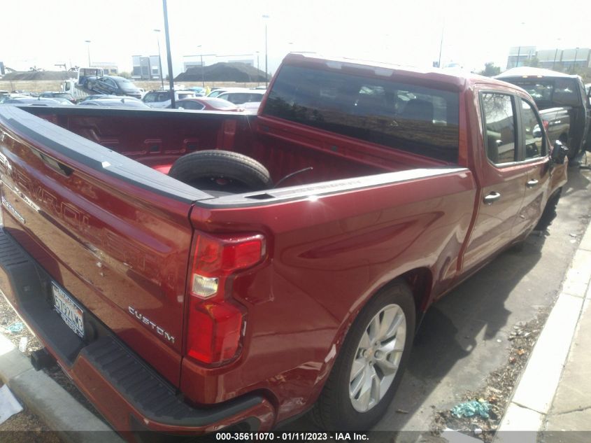 2022 CHEVROLET SILVERADO 1500 LTD CUSTOM VIN: 3GCPWBEK8NG198106