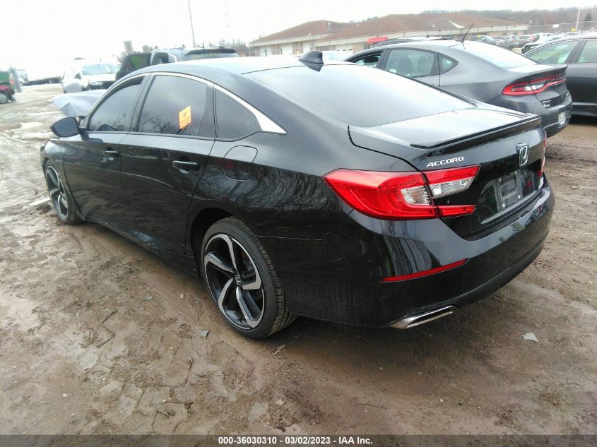 2022 HONDA ACCORD SEDAN SPORT VIN: 1HGCV2F37NA007199