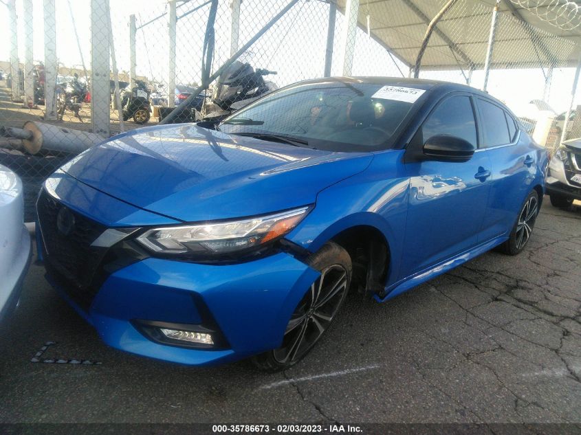 2021 NISSAN SENTRA SR VIN: 3N1AB8DV6MY246763