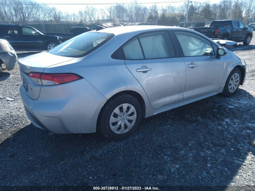 2022 TOYOTA COROLLA L VIN: JTDDPMAE9NJ199162