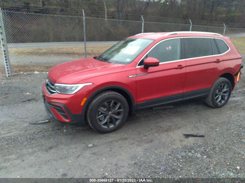 2022 VOLKSWAGEN TIGUAN SE VIN: 3VV3B7AX6NM174009