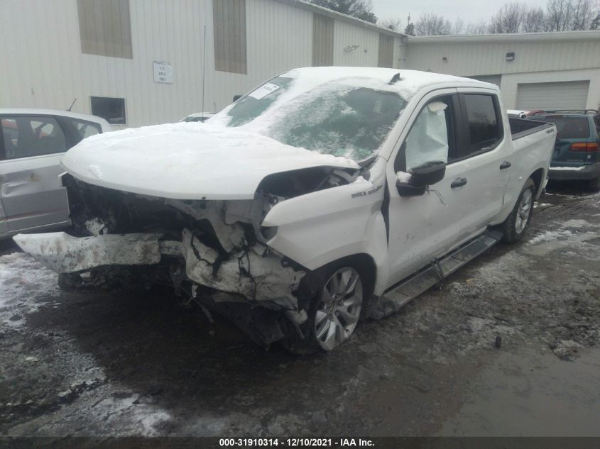 2021 CHEVROLET SILVERADO 1500 CUSTOM VIN: 3GCUYBEF9MG320552