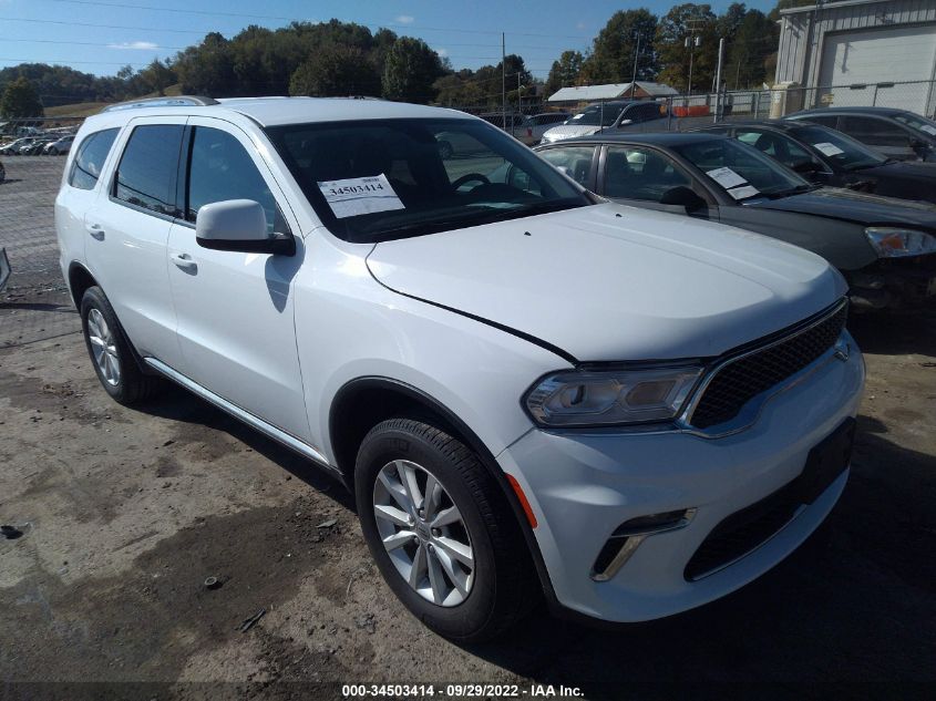 2021 DODGE DURANGO SXT PLUS VIN: 1C4RDJAGXMC697114