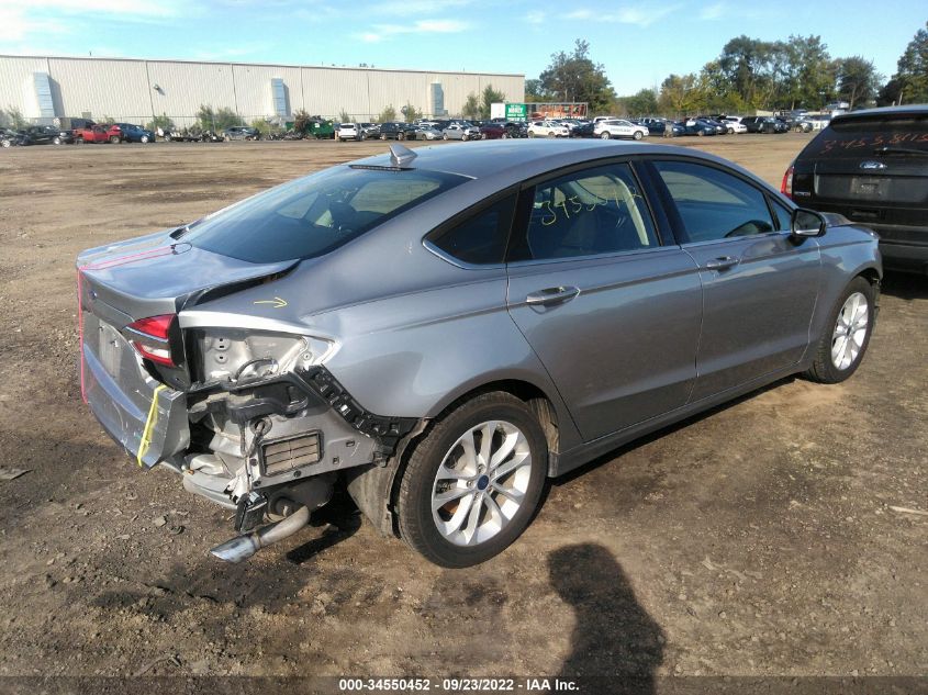 2020 FORD FUSION SE VIN: 3FA6P0HD9LR222222