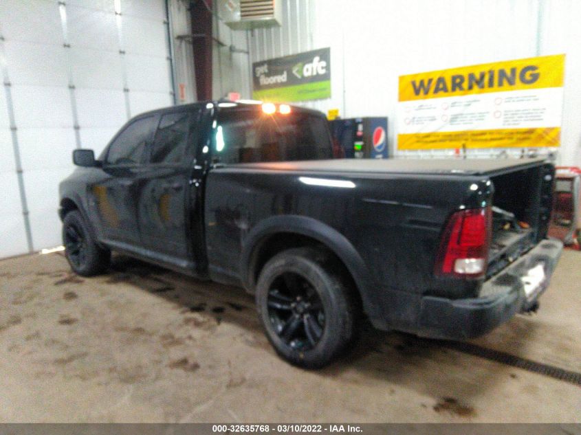 2021 RAM 1500 CLASSIC WARLOCK VIN: 1C6RR7GGXMS554835