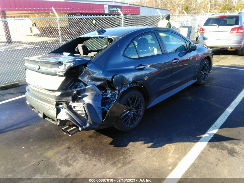 2022 SUBARU WRX PREMIUM VIN: JF1VBAF66N9003835