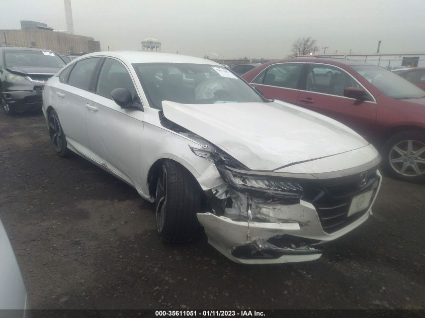 2022 HONDA ACCORD SEDAN SPORT VIN: 1HGCV1F35NA029700