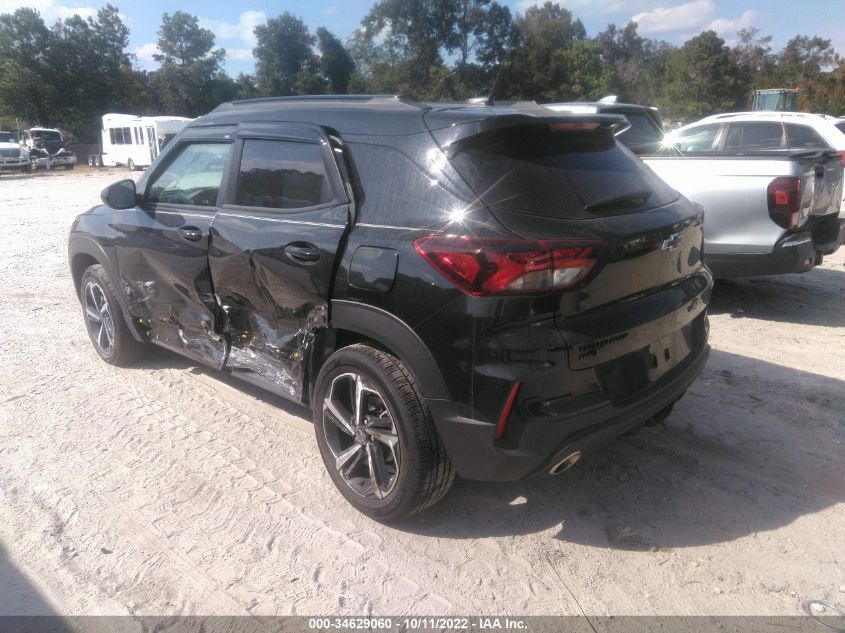 2022 CHEVROLET TRAILBLAZER RS VIN: KL79MUSL1NB043720