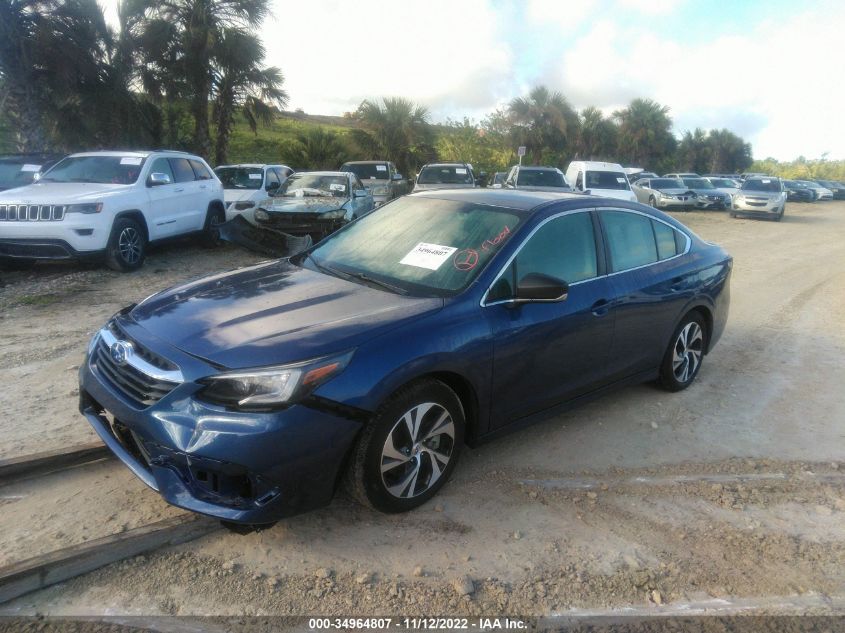 2022 SUBARU LEGACY VIN: 4S3BWAB67N3006768