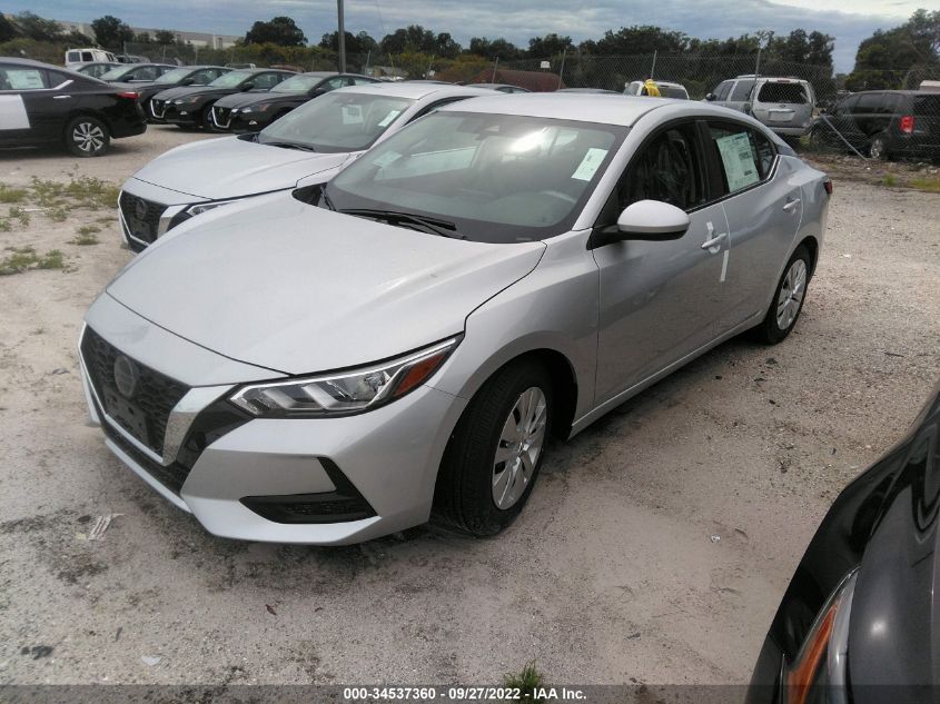 2022 NISSAN SENTRA S VIN: 3N1AB8BV5NY293013