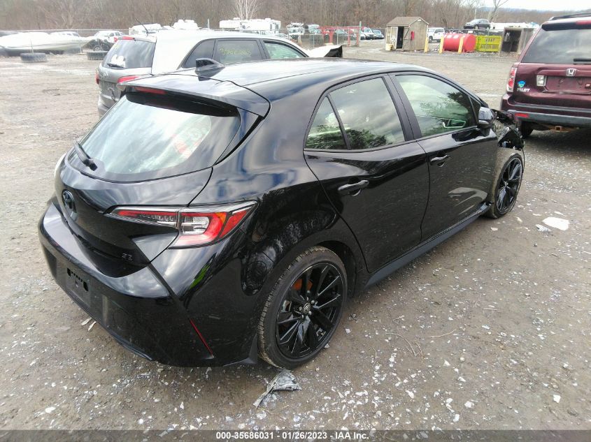 2022 TOYOTA COROLLA HATCHBACK SE/NIGHTSHADE/XSE VIN: JTND4MBE8N3159985