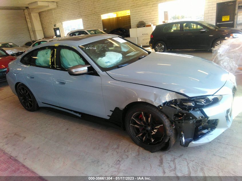 2022 BMW I4 M50 VIN: WBY33AW09NFN17141