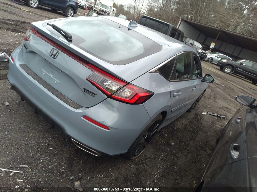 2022 HONDA CIVIC HATCHBACK SPORT TOURING VIN: 19XFL1H81NE024341