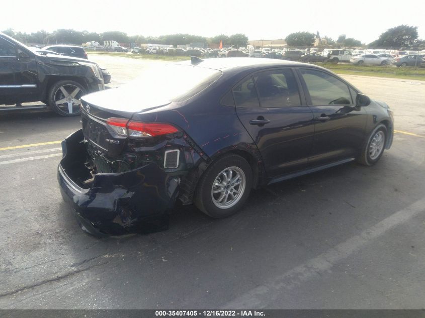 2022 TOYOTA COROLLA HYBRID LE VIN: JTDEAMDEXNJ051877