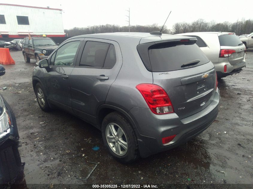 2020 CHEVROLET TRAX LS VIN: 3GNCJKSB2LL304708