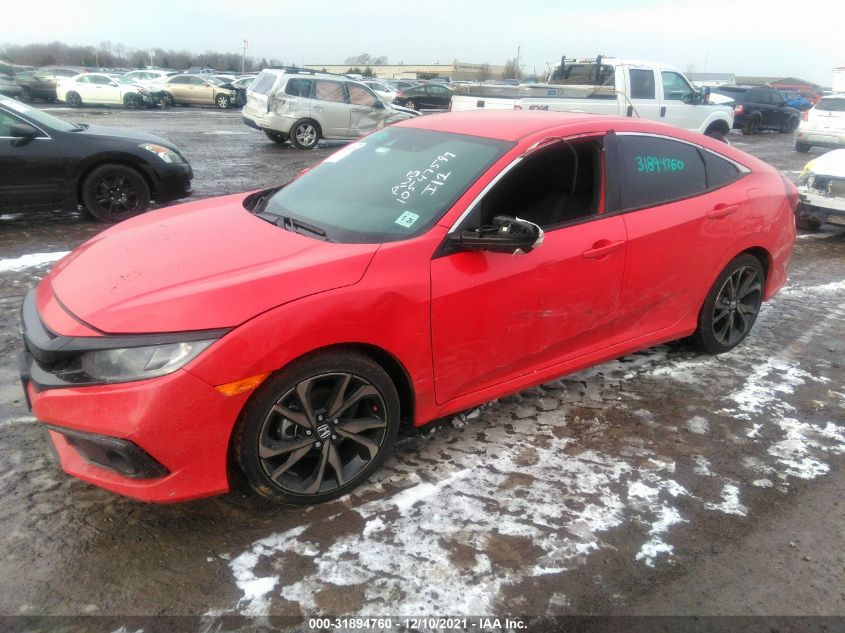 2021 HONDA CIVIC SEDAN SPORT VIN: 2HGFC2F82MH525462