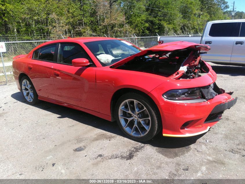 2022 DODGE CHARGER GT VIN: 2C3CDXHG1NH166028