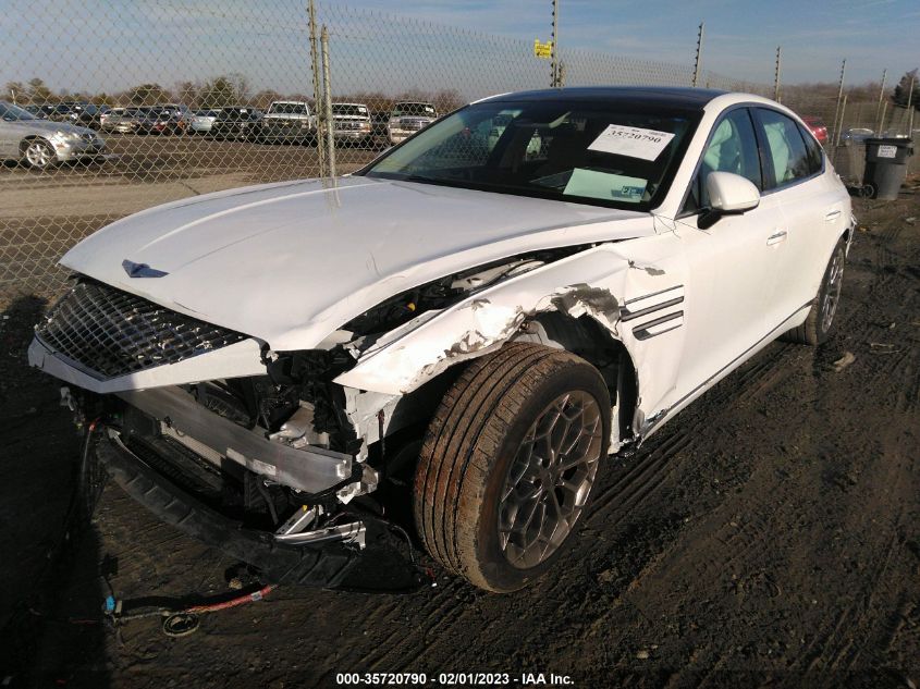 2021 GENESIS G80 2.5T VIN: KMTGB4SC4MU046163