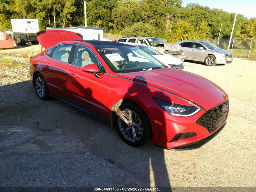 2021 HYUNDAI SONATA SEL VIN: 5NPEF4JA1MH118473