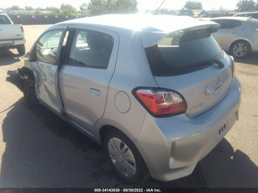 2021 MITSUBISHI MIRAGE ES/LE/CARBONITE EDITION VIN: ML32AUHJ5MH010219