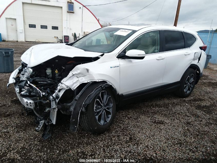2022 HONDA CR-V HYBRID EX-L VIN: 5J6RT6H83NL033182